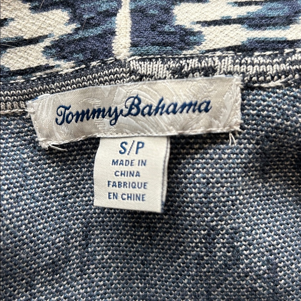 TOMMY BAHAMA- Ikat open front cardigan - Picture 11 of 12
